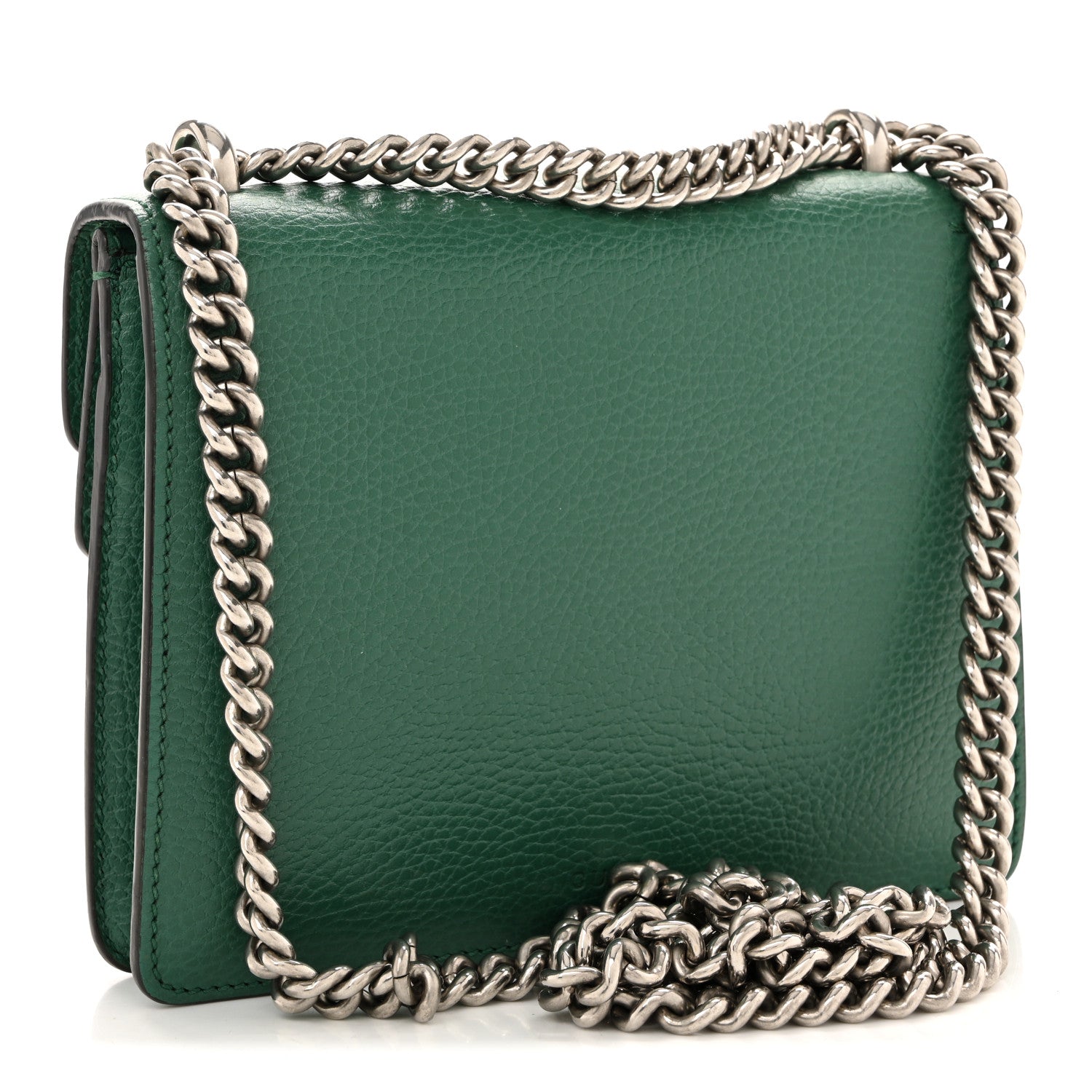 GUCCI ダークグリーン バッグ Gucci Calfskin Mini Dionysus Shoulder Bag Emerald 1800826