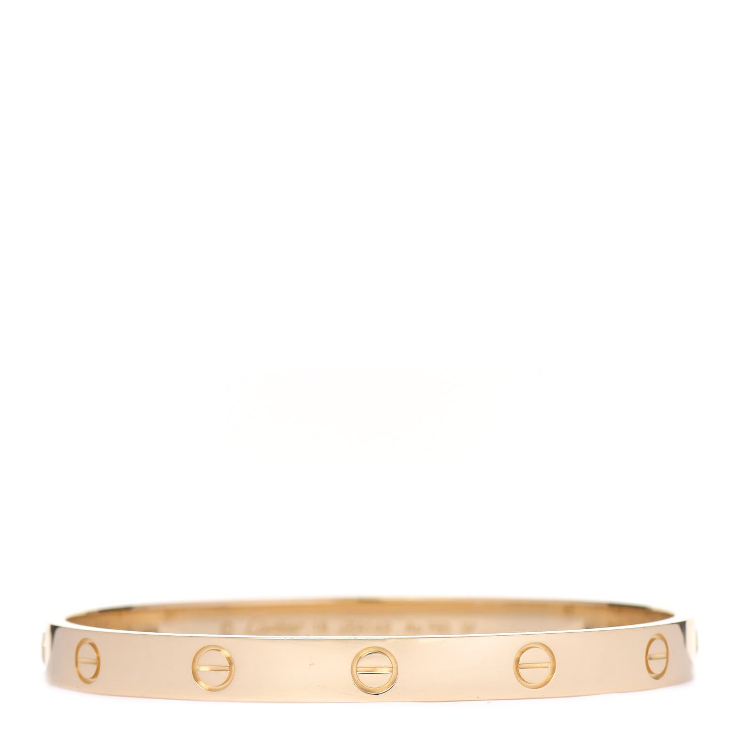 Cartier 18K Yellow Gold LOVE Bracelet 18 1 of 7