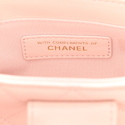 Chanel Lambskin Quilted Mini CC Chain Bag Light Pink 6 of 11