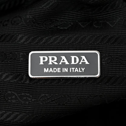 Prada Nappa Padded Signaux Triangle Crossbody Black 6 of 10