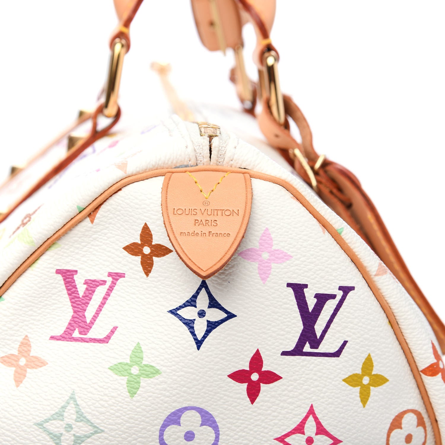 Louis Vuitton Monogram Multicolor Keepall 45 White 7 of 8