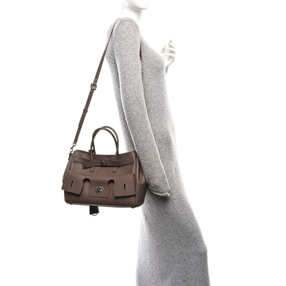 Balenciaga Smooth Calfskin Small Bel Air Carry All Bag Taupe Taupe 2 of 10