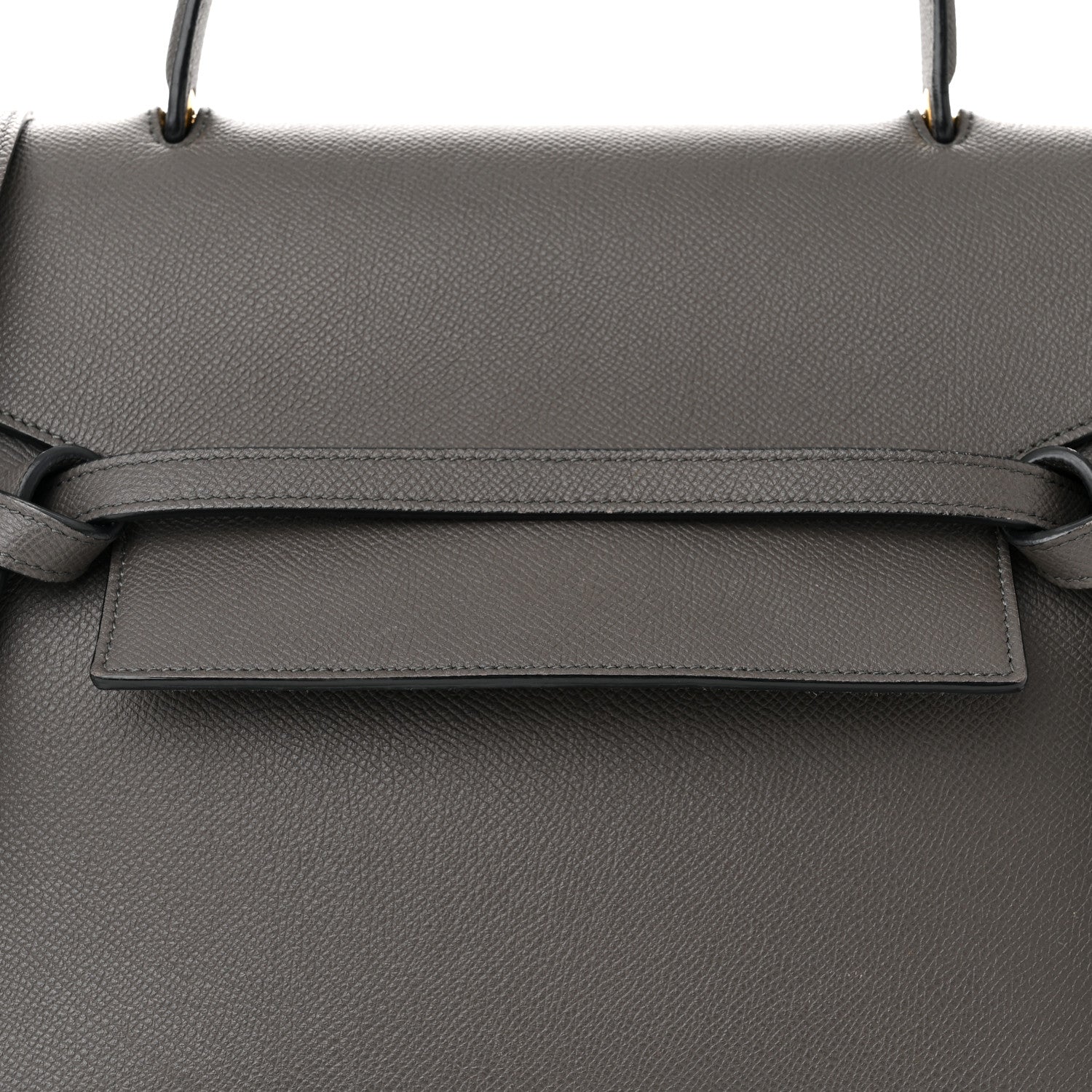 Celine Grained Calfskin Mini Belt Bag Grey 8 of 10