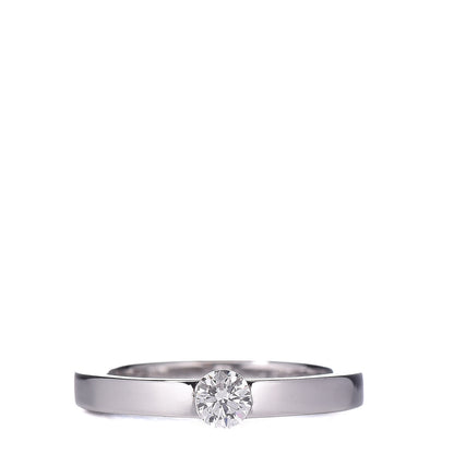 Cartier 18K White Gold Diamond Date With Ring 48 4.5 1 of 7