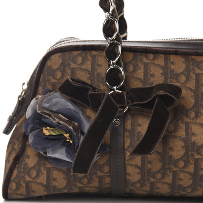 Christian Dior Monogram Romantique Shoulder Bag Brown 10 of 10