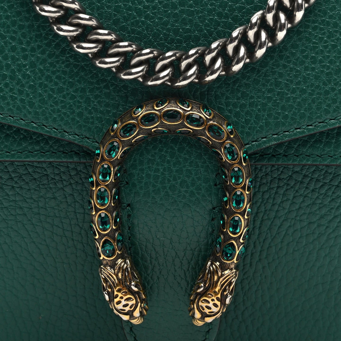 Calfskin Mini Dionysus Shoulder Bag Emerald