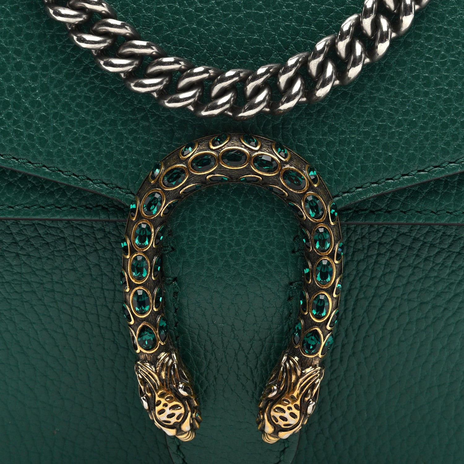 Gucci Calfskin Mini Dionysus Shoulder Bag Emerald 9 of 11