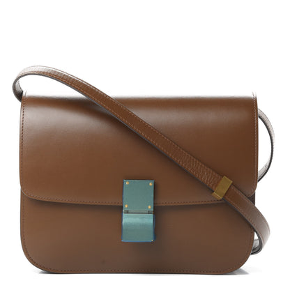 Celine Box Calfskin Medium Classic Box Flap Bag Camel 1 of 15