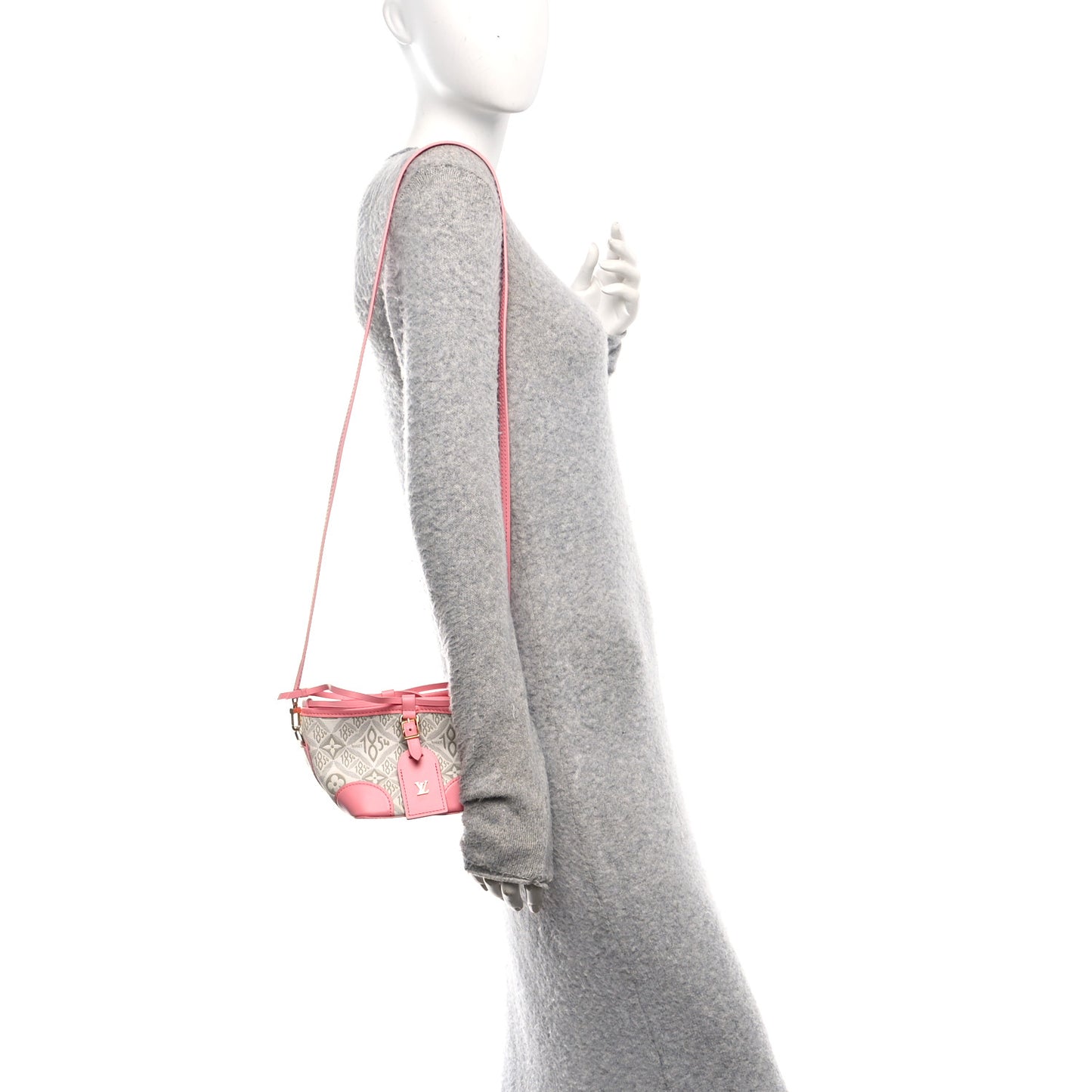 Jacquard Since 1854 Noe Purse Ecru Beige Pink