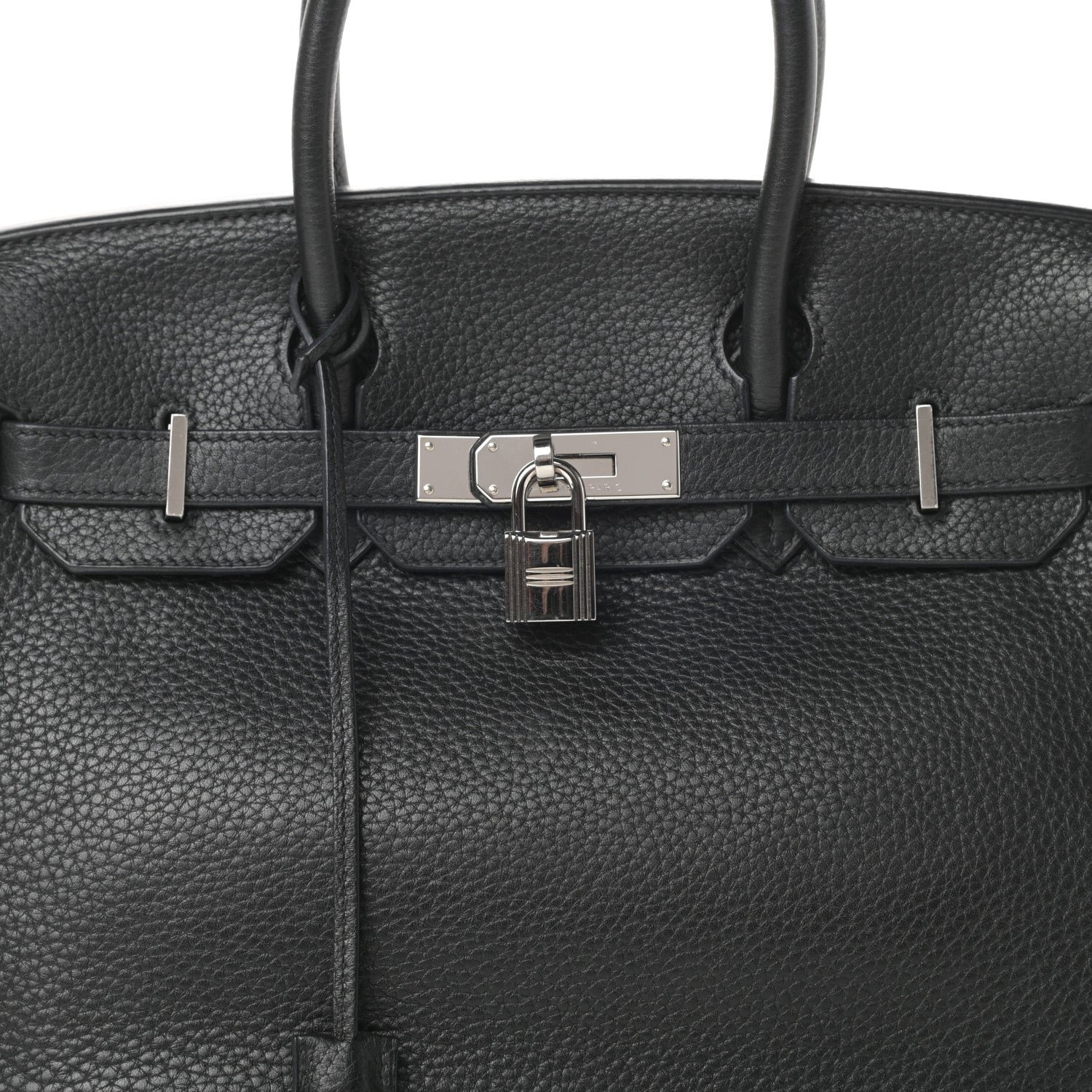Hermes Taurillon Clemence Birkin 30 Black 8 of 10