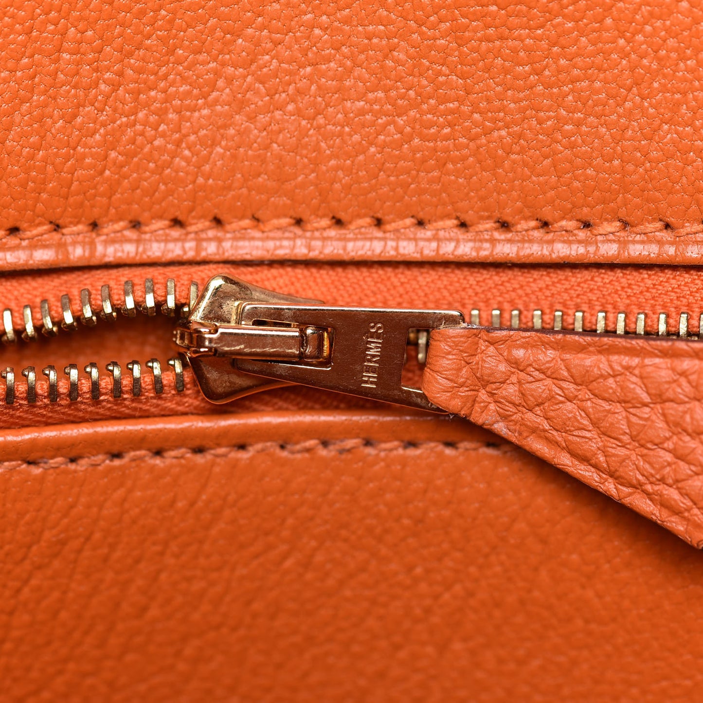 Togo Birkin 35 Orange
