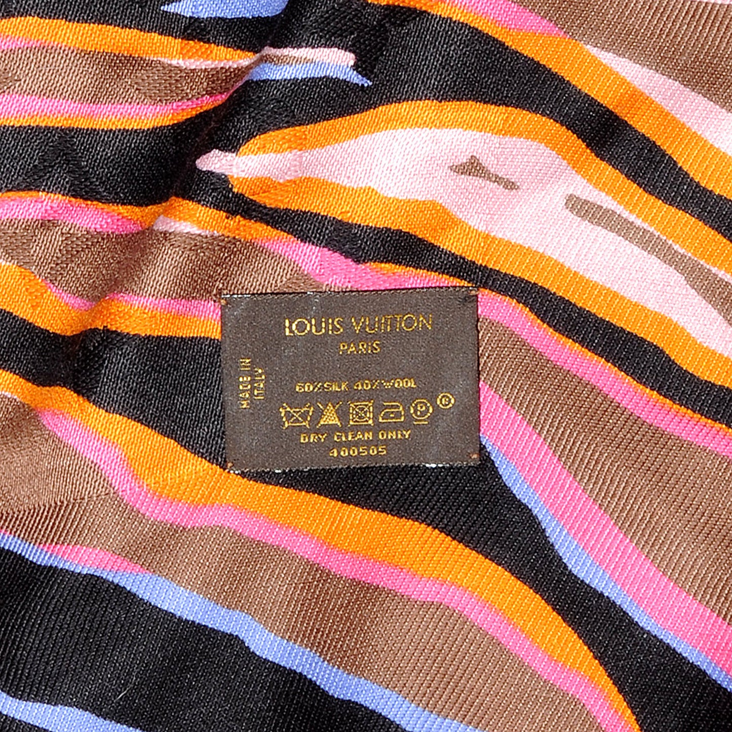 Silk Wool Zebra Shawl