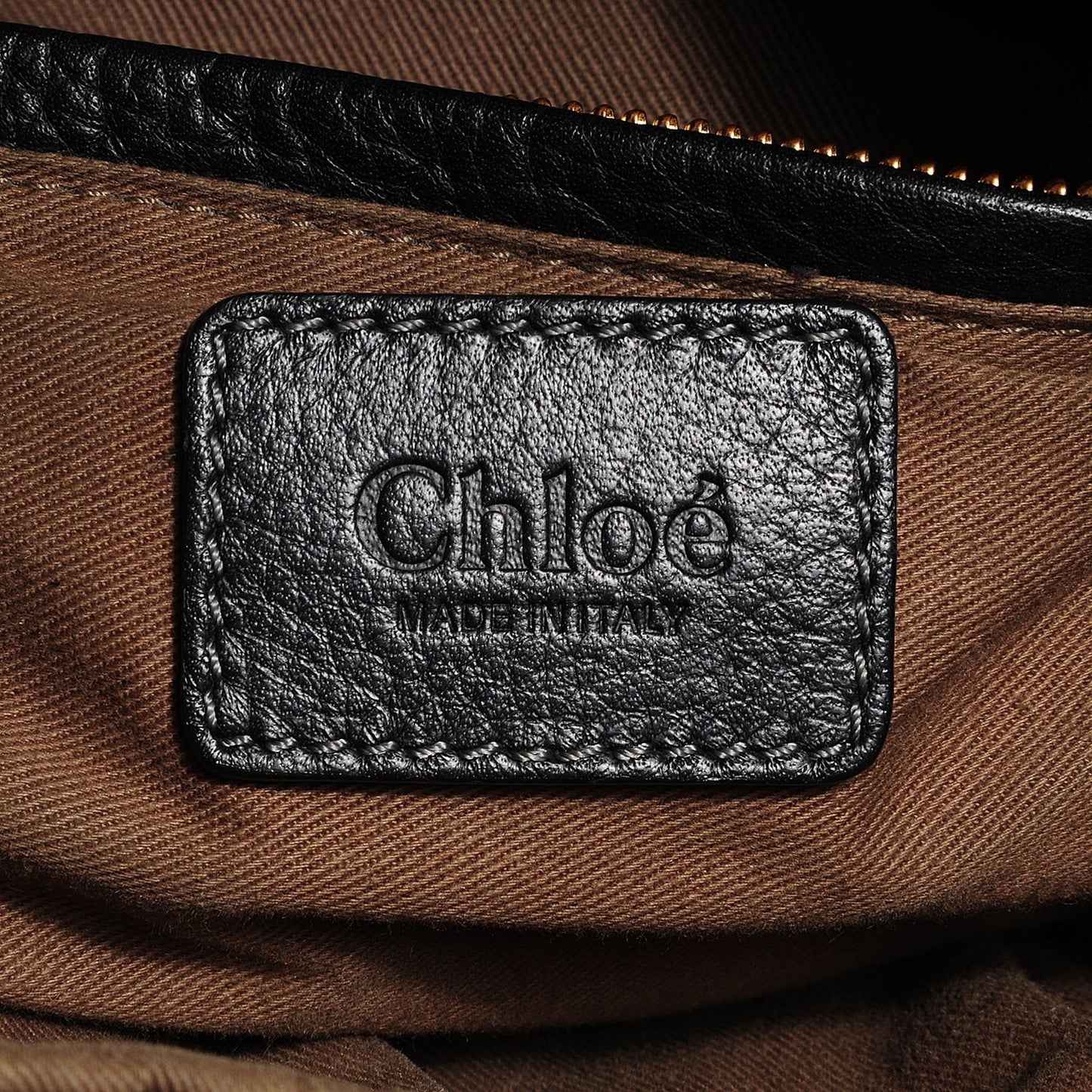 Calfskin Large Marcie Satchel Black