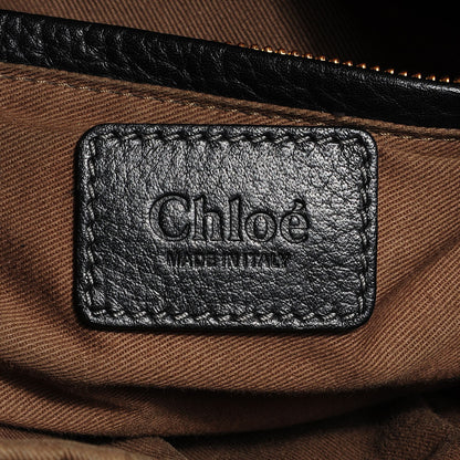 Chloe Calfskin Large Marcie Satchel Black 10 of 11