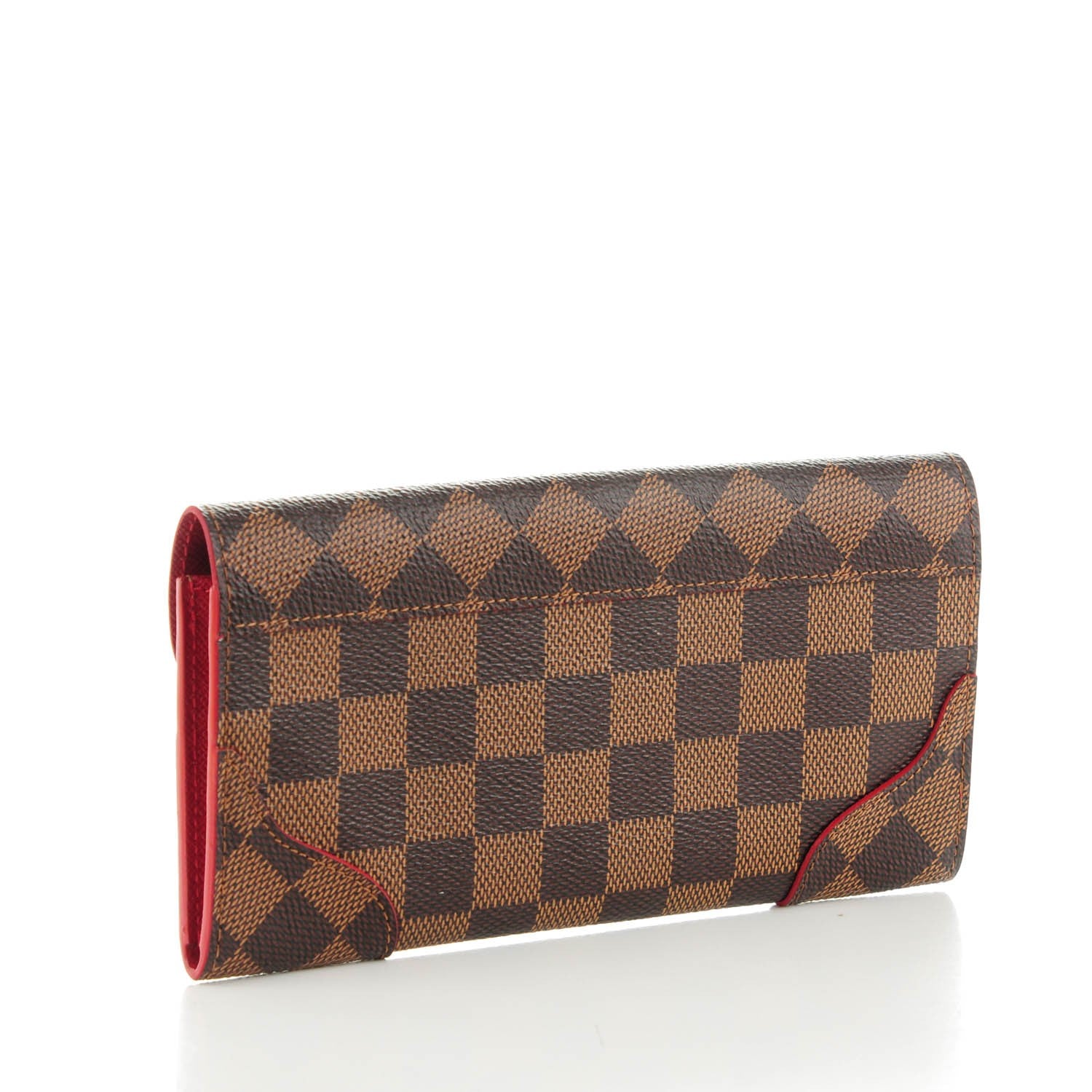 Louis Vuitton Damier Ebene Caissa Wallet Cherry 3 of 6