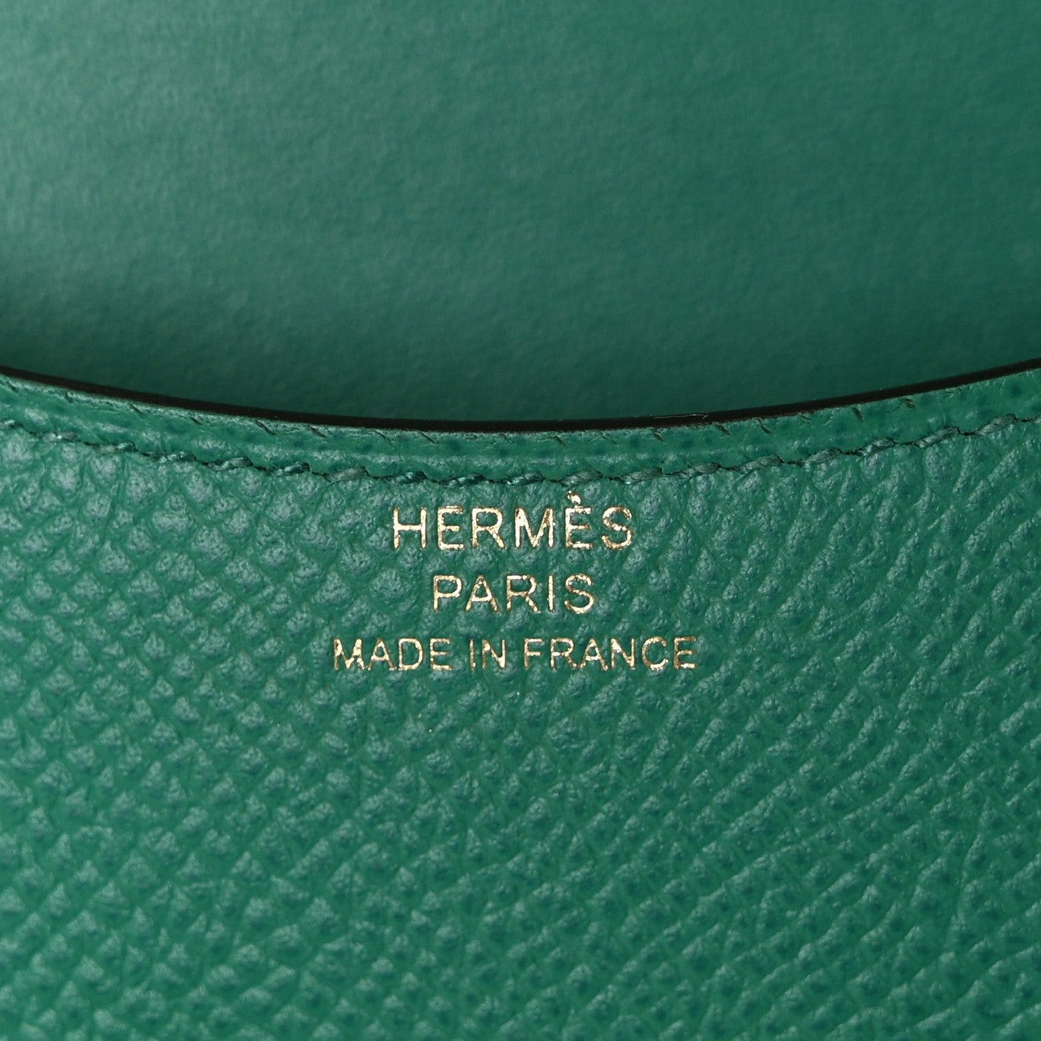 Hermes Epsom Constance Slim Wallet Vert Jade 7 of 11