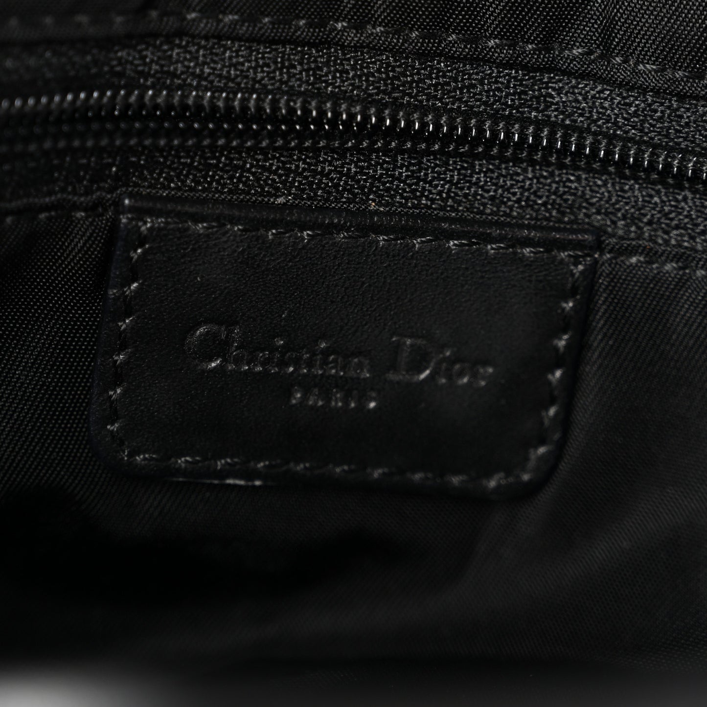 Monogram Saddle Bag Black
