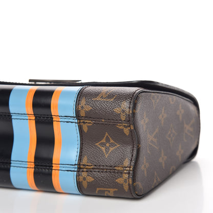 Louis Vuitton Calfskin Monogram Twist Shoulder Bag MM Blue 9 of 11