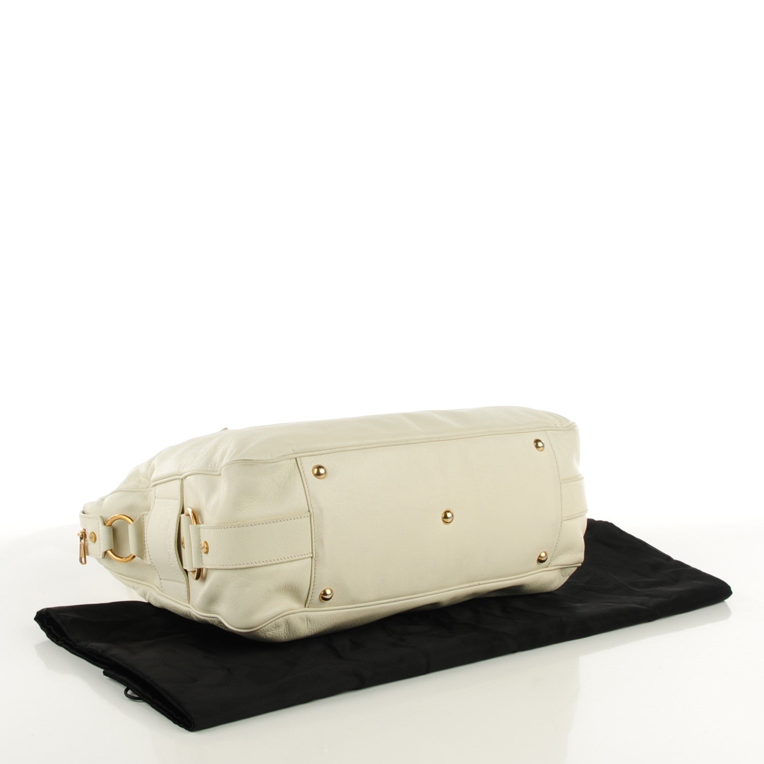 Saint Laurent Calfskin Muse Messenger Bag White 4 of 8