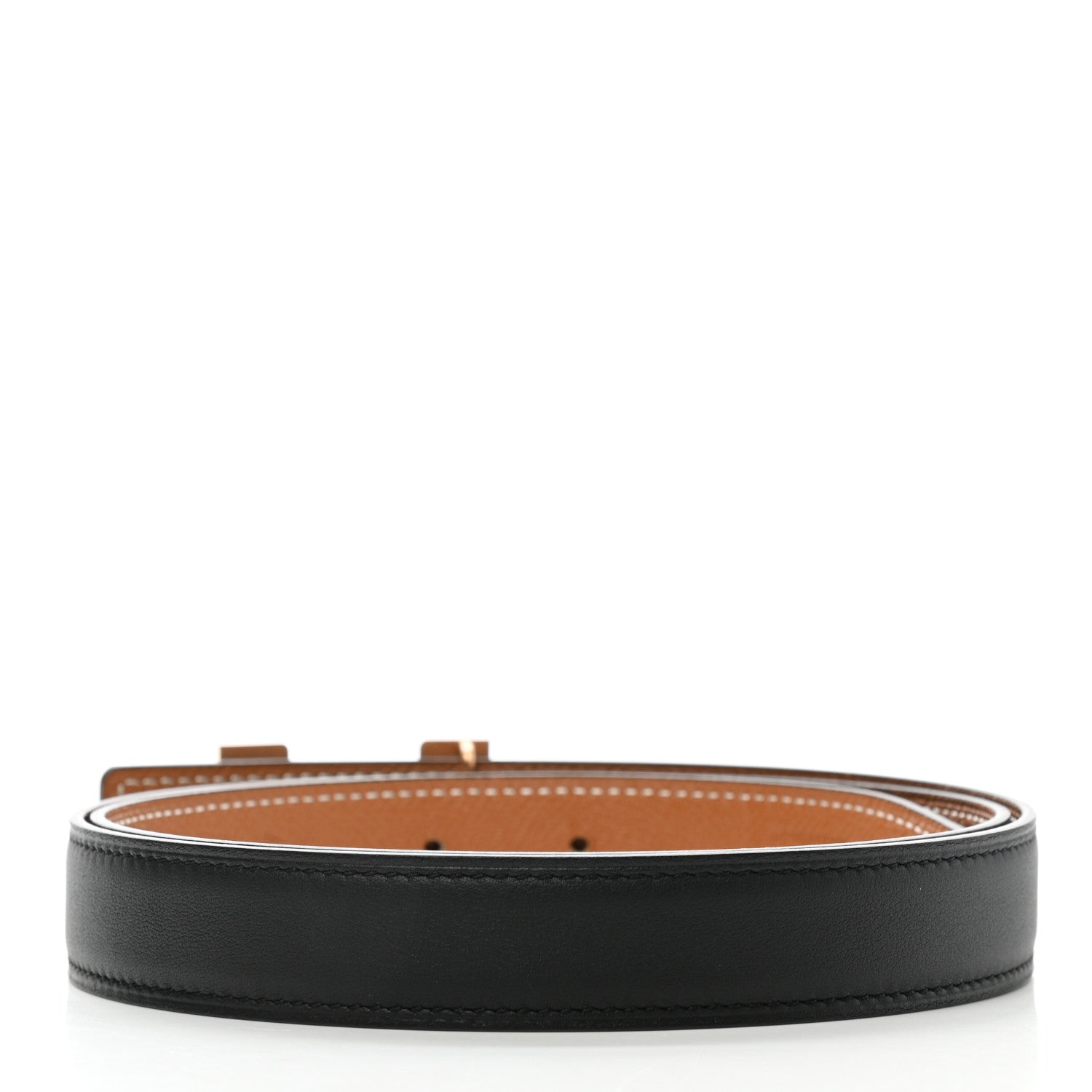 Hermes Swift Epsom 32mm Constance H Belt 90 Black Gold 2 of 6