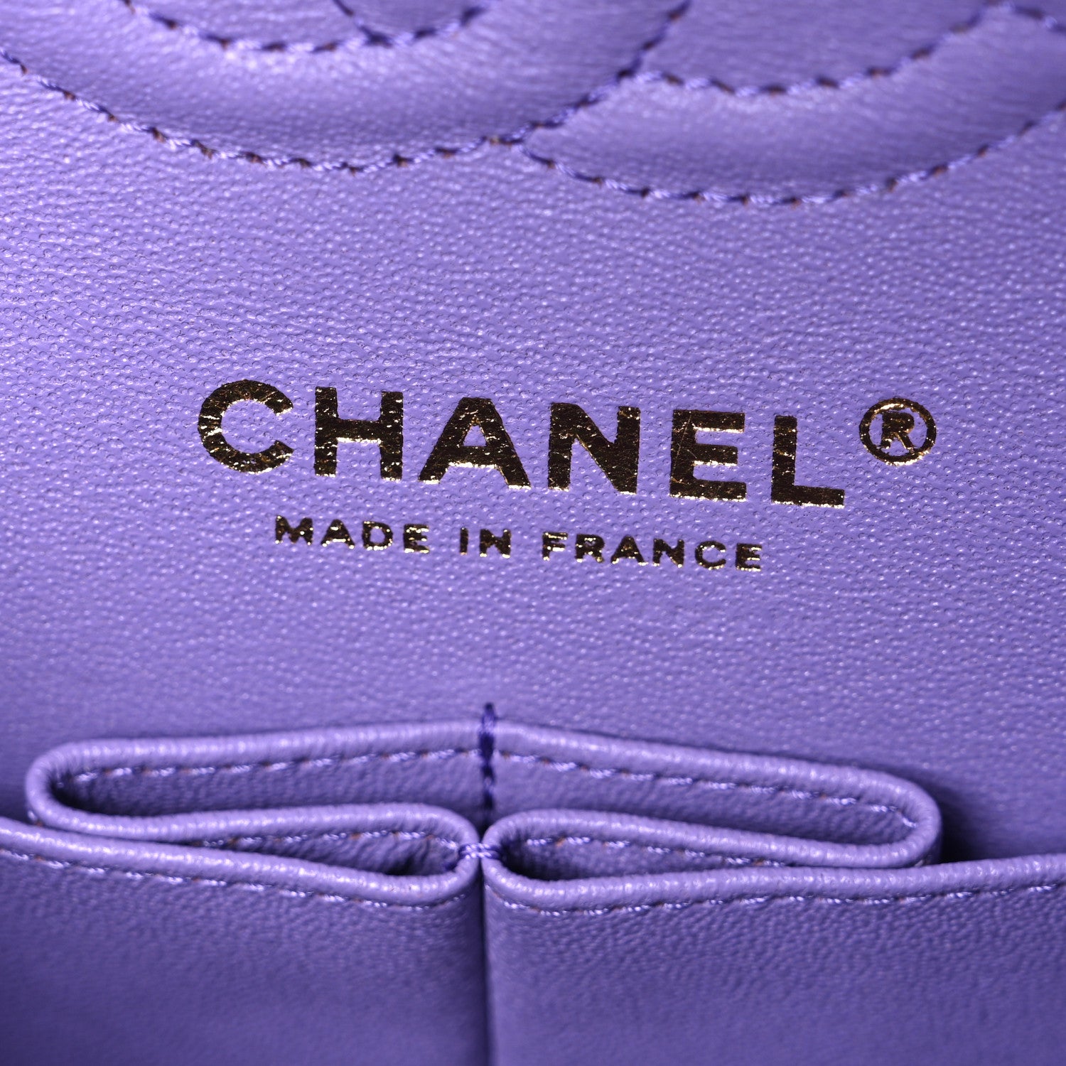 Chanel Caviar Quilted Small Double Flap Purple 5 of 10