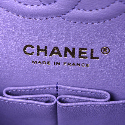 Chanel Caviar Quilted Small Double Flap Purple 5 of 10