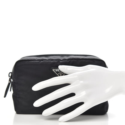 Prada Tessuto Nylon Saffiano Wristlet Black 2 of 8