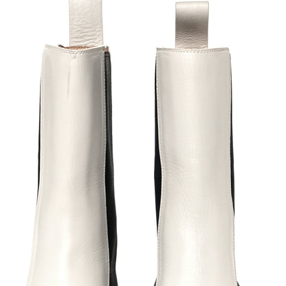 Bottega Veneta Calfskin Lean Mid-Calf Boots 39 Wax 7 of 7
