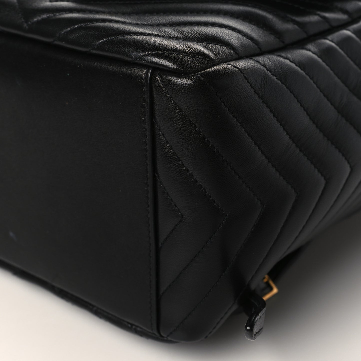 Lambskin Matelasse Monogram Joe Backpack Black