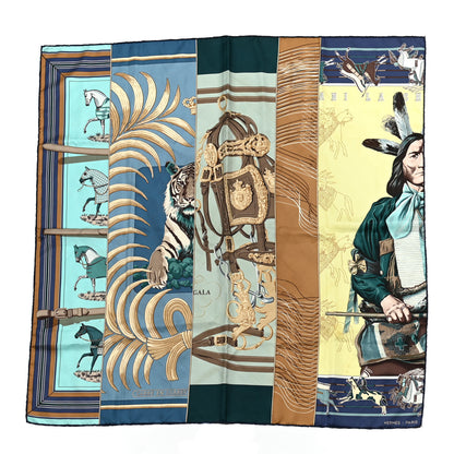 Hermes Silk Carre En Carres Scarf 90 1 of 7