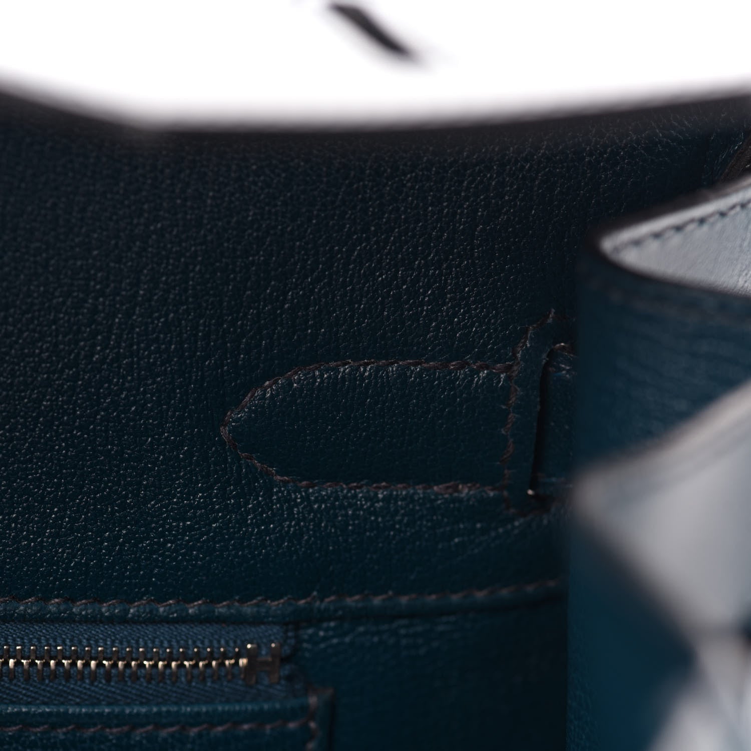 Hermes Box Guilloche Birkin 35 Bleu De Prusse 21 of 36