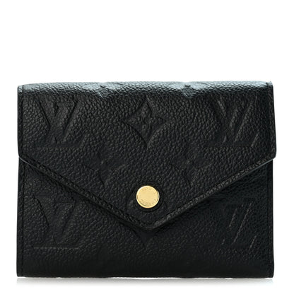 Louis Vuitton Empreinte Victorine Wallet Black 1 of 9