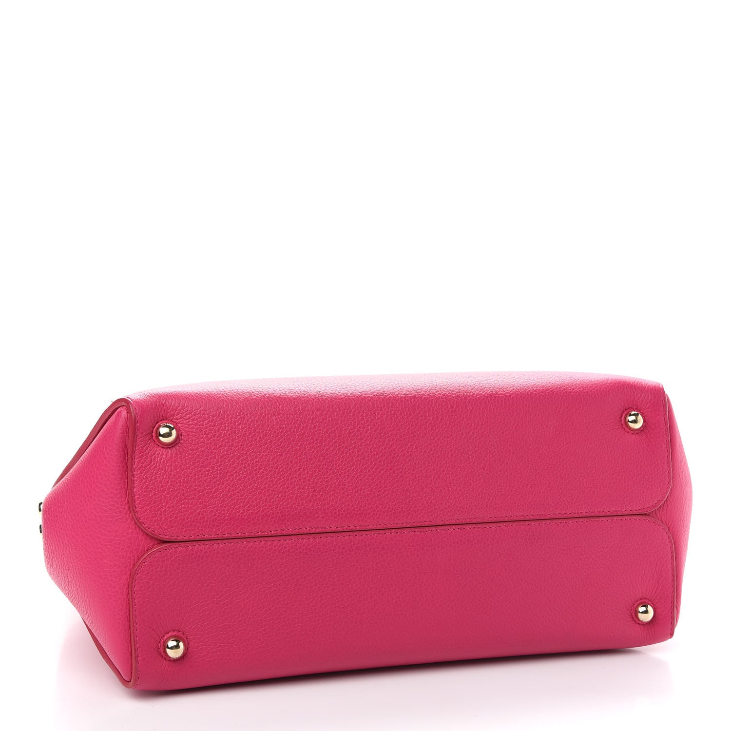 Christian Dior Grained Calfskin Bar Tote Coquelicot 4 of 9