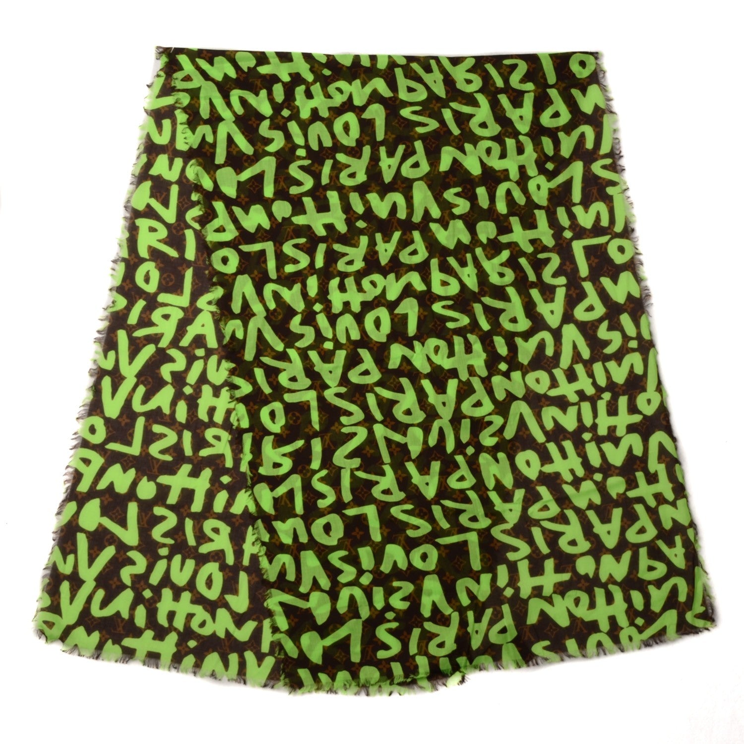 Louis Vuitton Cotton Graffiti Green 3 of 6
