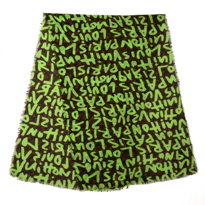 Louis Vuitton Cotton Graffiti Green 3 of 6