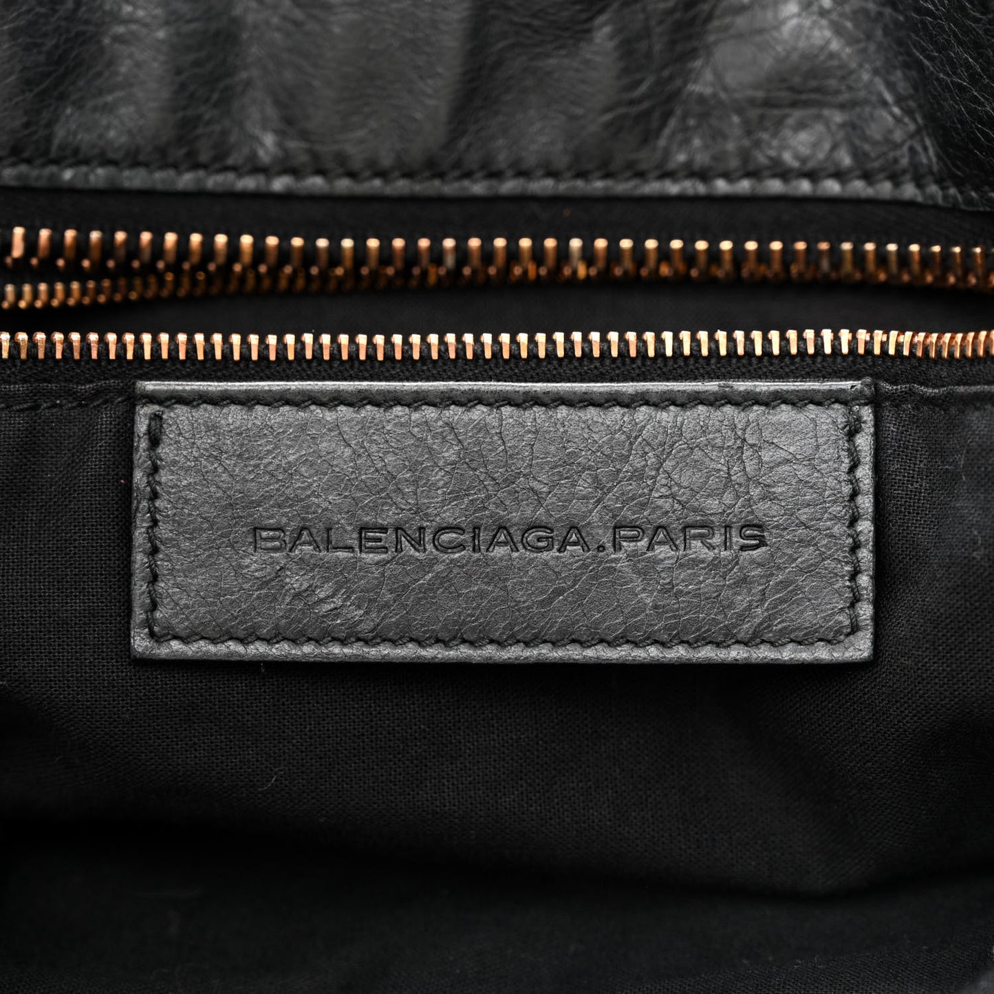 Agneau Giant 21 Rose Gold Hardware Work Black