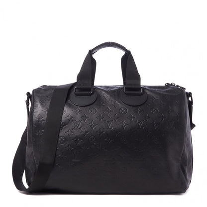 Louis Vuitton Calfskin Shadow Monogram Mens Speedy Bandouliere 40 1 of 8