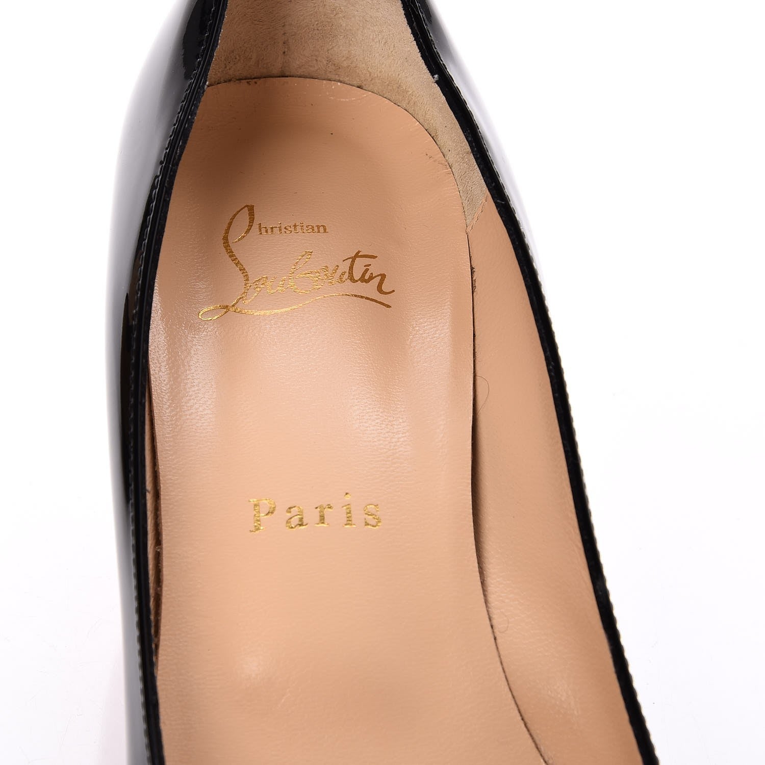 Christian Louboutin Patent Pyramidam 45 Pumps 38.5 Black 5 of 7