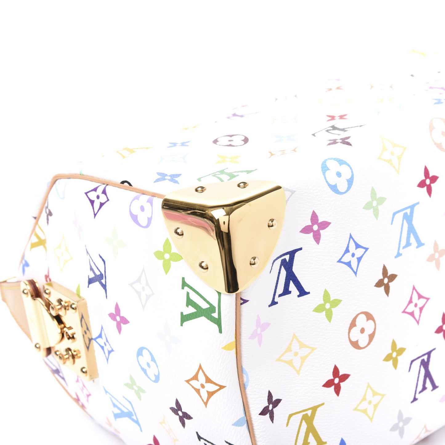 Monogram Multicolor Speedy 30 White