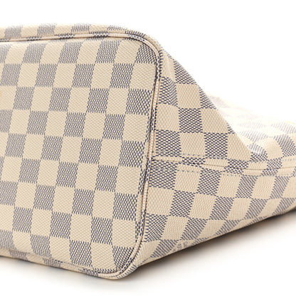 Louis Vuitton Damier Azur Neo Neverfull MM Rose Ballerine 10 of 10