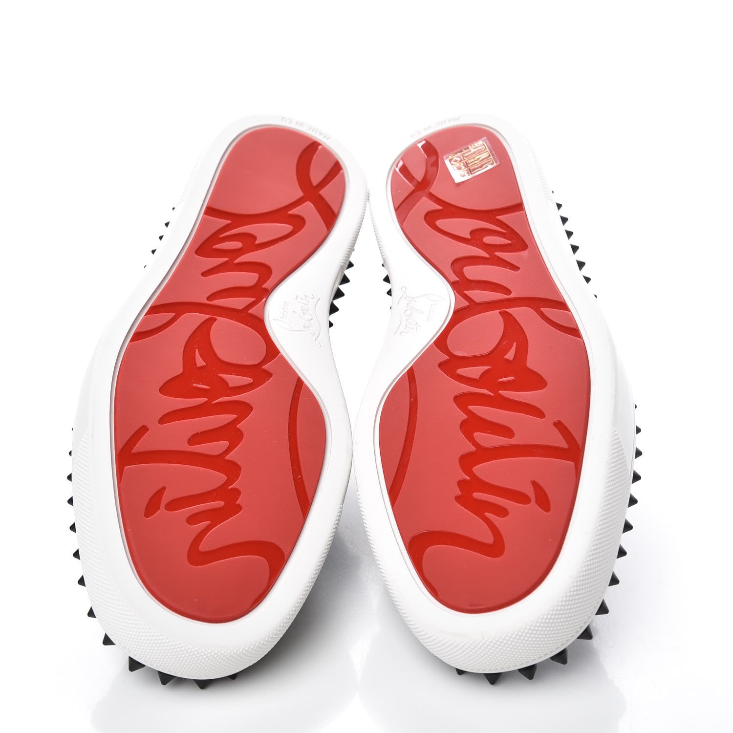 Christian Louboutin Nappa Scallop Pik Boat Flat 40 Black 5 of 10