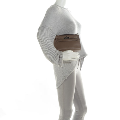 Hermes Swift Kelly Pochette Clutch Etoupe 2 of 18