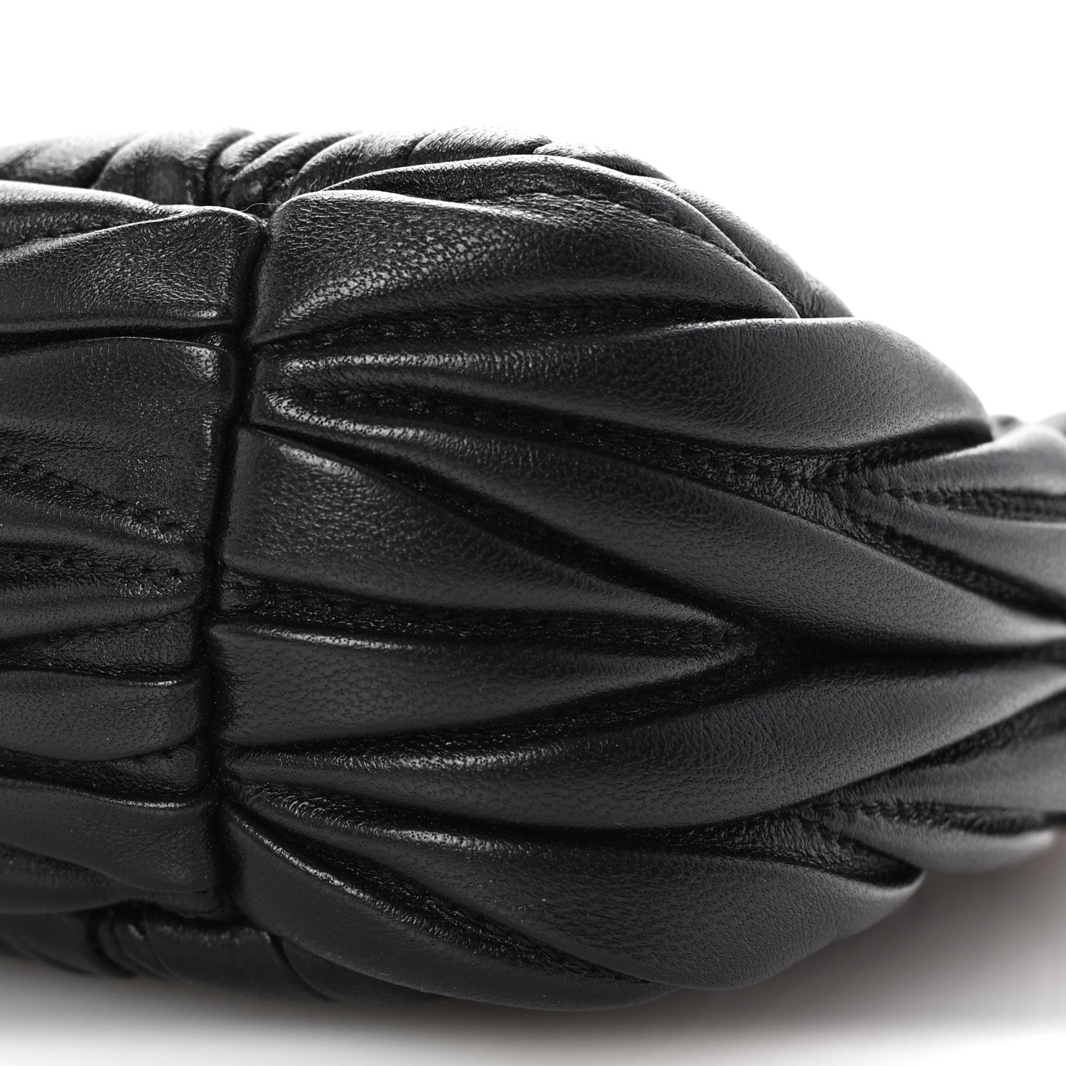 Miu Miu Nappa Matelasse Small Wander Hobo Black 10 of 10