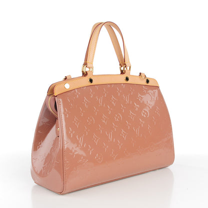Louis Vuitton Vernis Brea MM Rose Velours 3 of 7