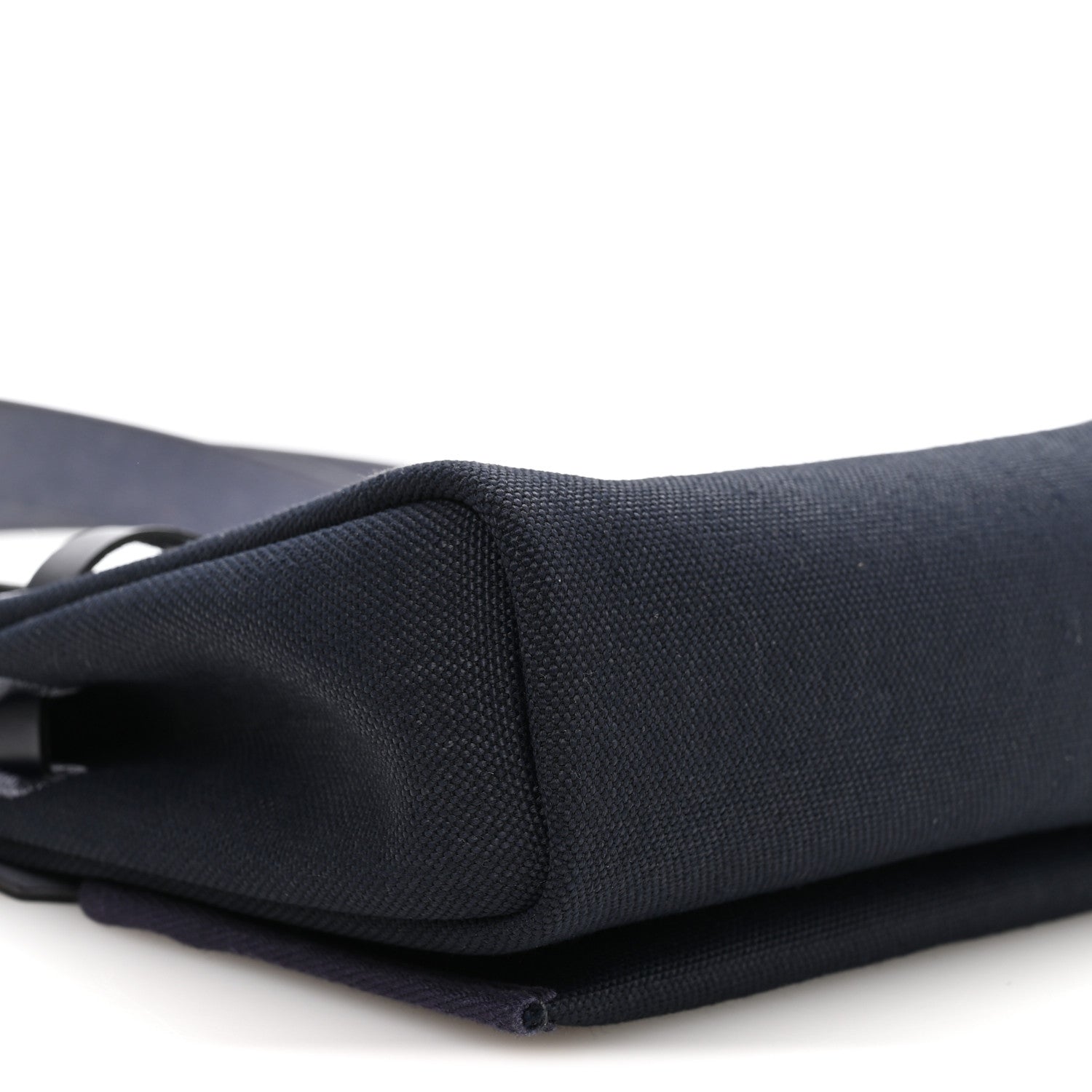 Hermes Military Toile Vache Hunter Herbag Zip Retourne 20 Bleu Indigo 8 of 10