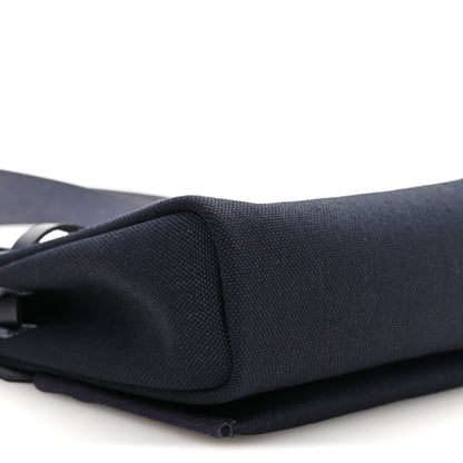 Hermes Military Toile Vache Hunter Herbag Zip Retourne 20 Bleu Indigo 8 of 10