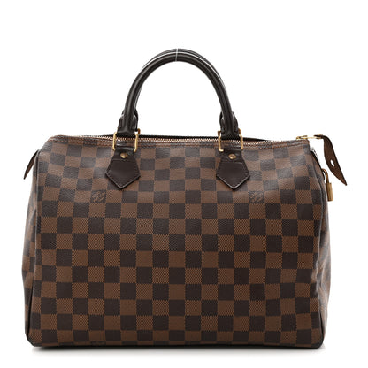 Louis Vuitton Damier Ebene Speedy 30 1 of 14