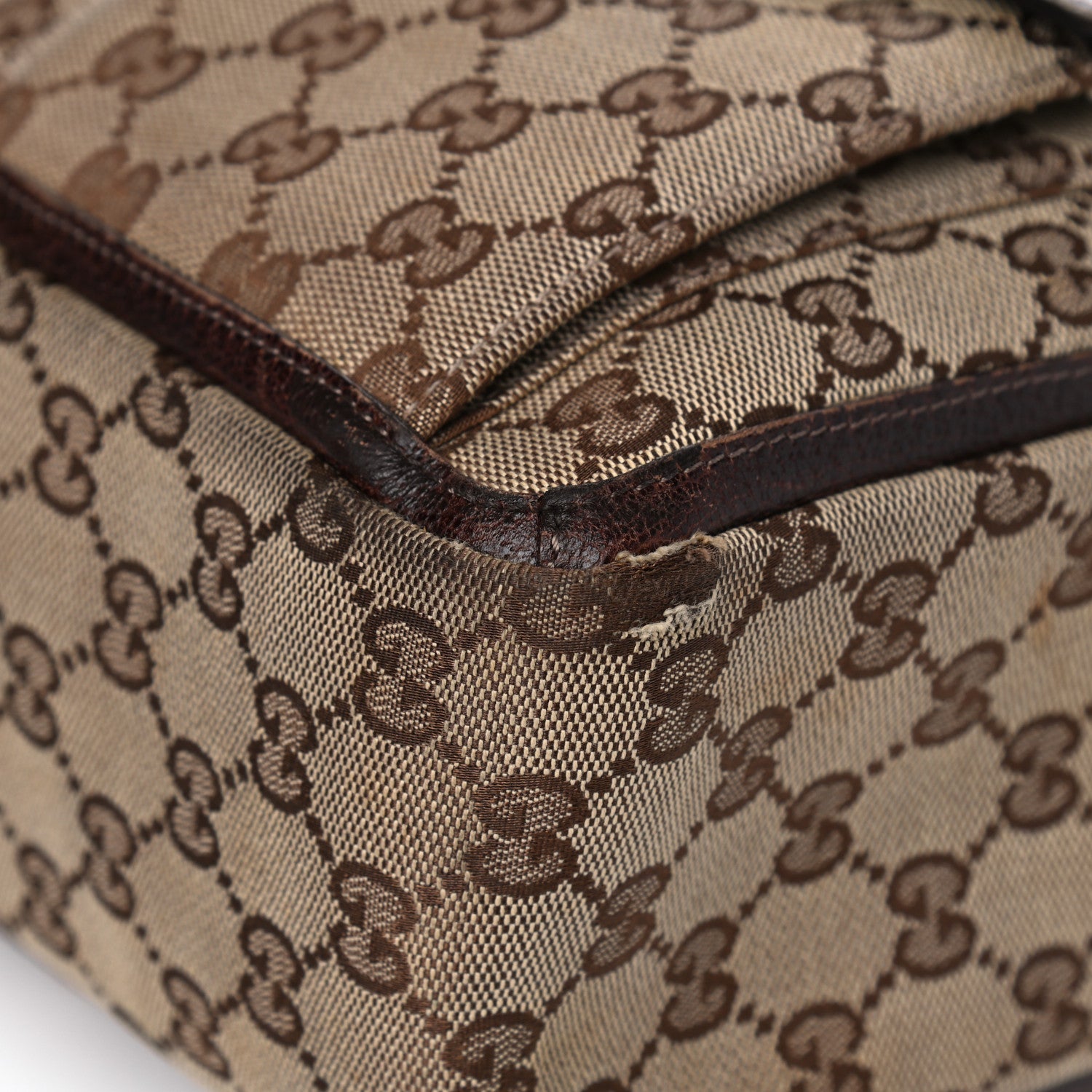 Gucci Monogram Abbey D Ring Tote Dark Brown 11 of 15