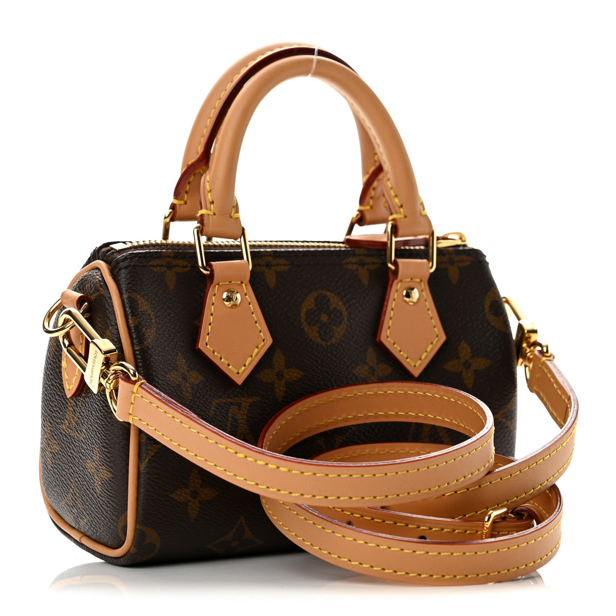 Louis Vuitton Monogram Nano Speedy Bandouliere 3 of 12