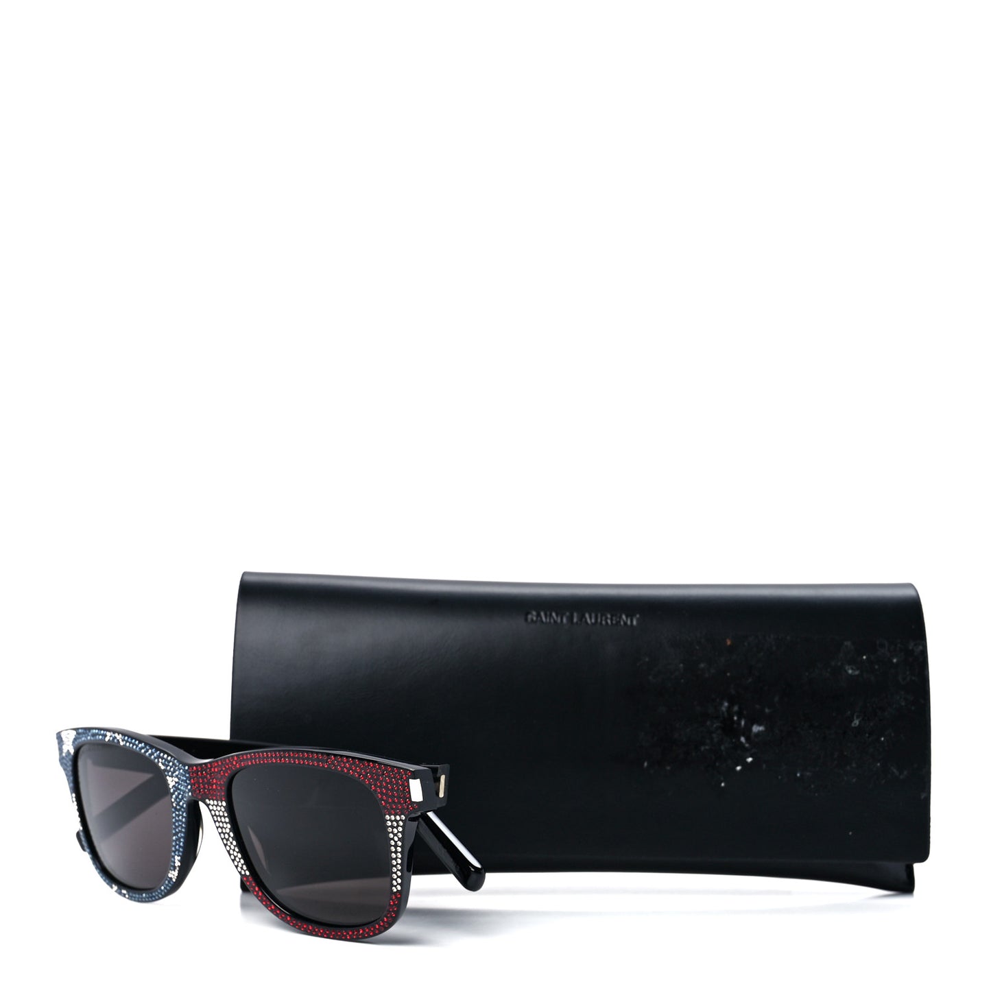 Acetate SL51 039 Sunglasses Black Red White Blue